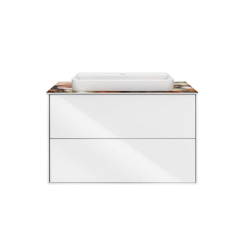 Тумба PLAZA Modern подвесная 80 белый 2 ящика PLB.M.80.2\WHT.V