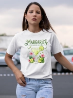 Футболка с Принтом Коктейль Маргарита