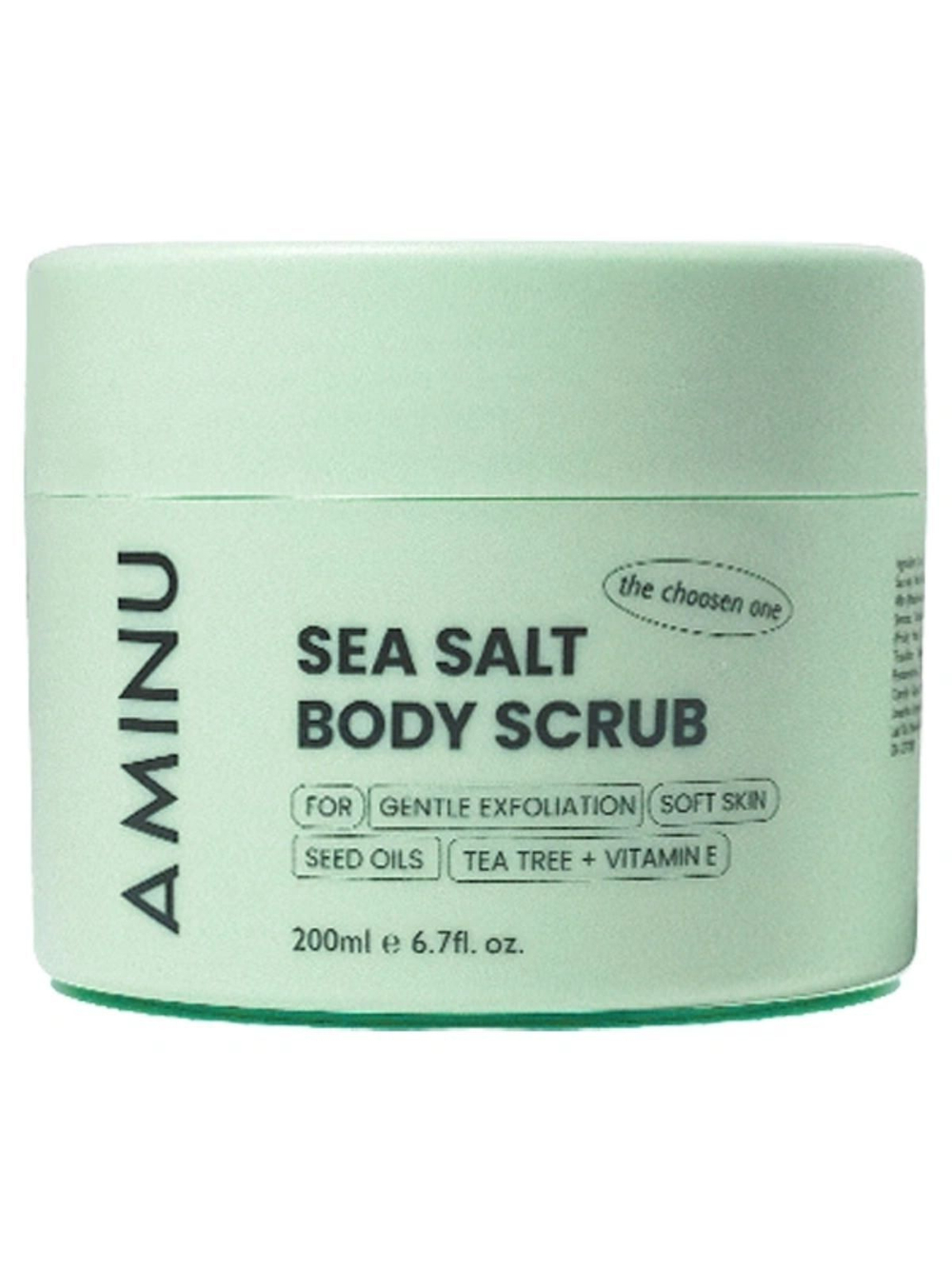 AMINU SEA SALT BODY SCRUB - скраб для тела с морской солью, 200 мл