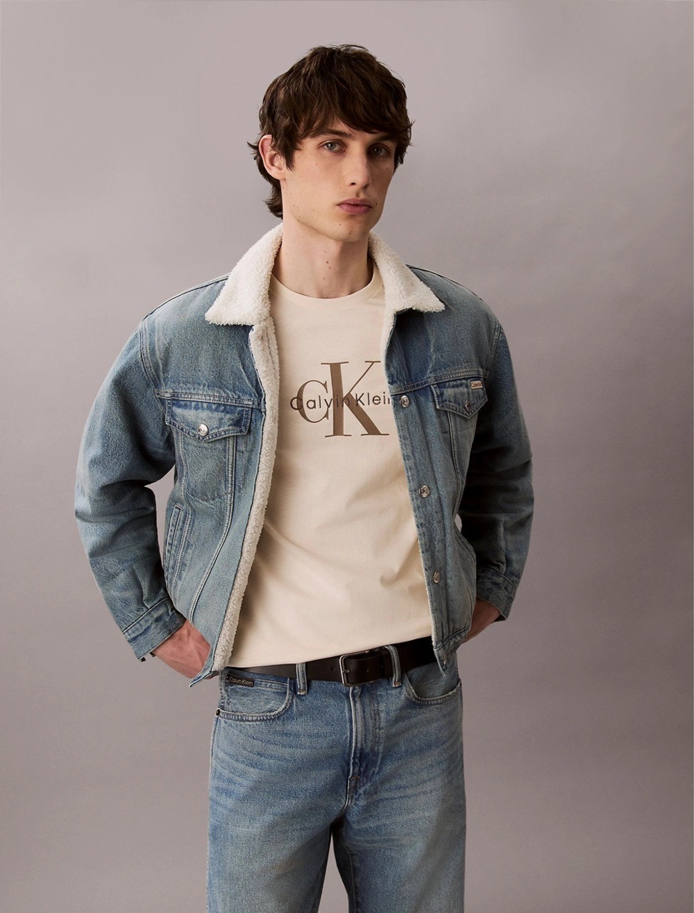 Футболка Calvin Klein Monologo Chalk