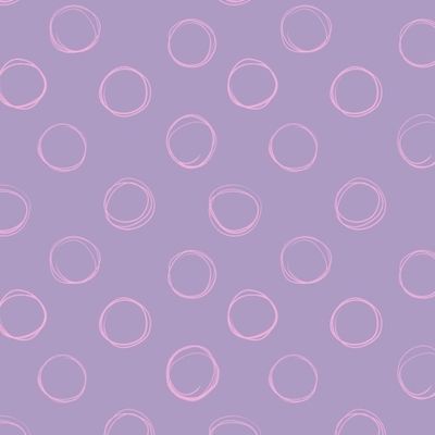 Розовые круги на фиолетовом