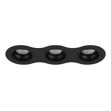 Встраиваемый точечный светильник D637070707 черный Domino Lightstar