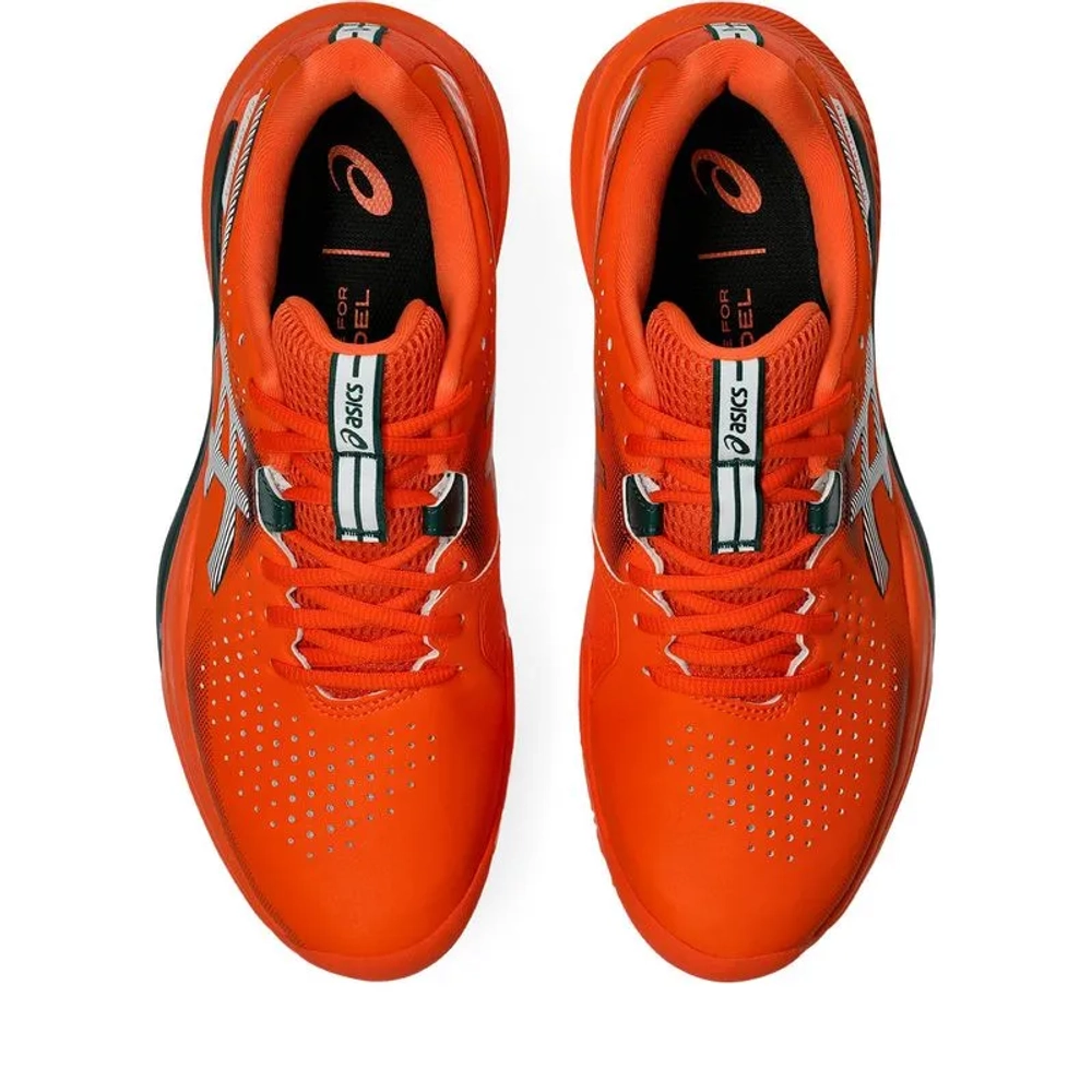 Мужские кросовки для Padel Asics Gel-Challenger 15 Padel - energy orange/jewel green