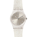 SILVER GLISTAR TOO Водонепроницаемый (waterproof) 3 бар Диаметр 25,00 мм Механизм: кварцевый - SWATCH