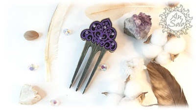 Заколка-вилка "Очарование"