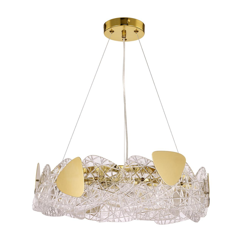6582/6 NEOCLASSI LN26 196 золотой/прозрачный, золотой металл/стекло, металл Люстра подвесная E14 6*40W 220V QUEENY
