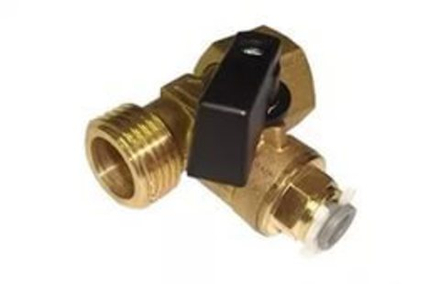 Тройник с шаровым клапаном 1/2"х1/2"х1/4" (узел  подключения к водопроводу) Аквафор, арт.и1514