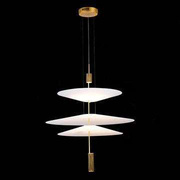 SL6101.223.01 Люстра подвесная ST-Luce Золотистый/Белый LED 1*15W 3000K ISOLA