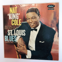 Винтажная виниловая пластинка LP Nat King Cole St. Louis Blues (USA 1958)