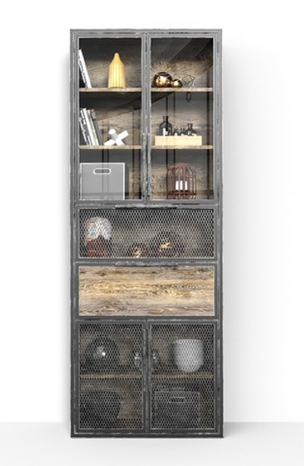 Шкаф лофт-винтаж