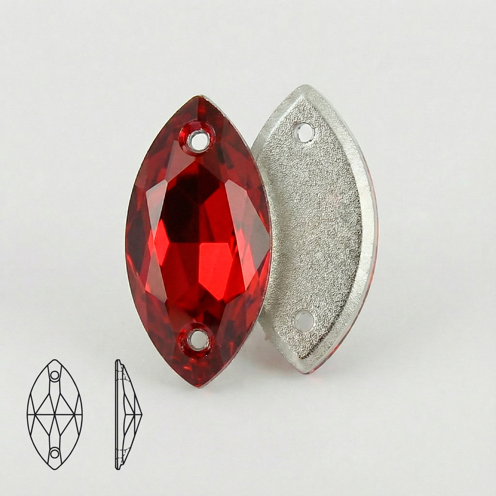 Стразы Navette Siam