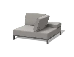 "Амальфи" трансформирующаяся лаунж-зона из алюминия, цвет графит