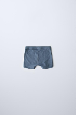 ZARA НАБОР ИЗ ПЯТИ ТРУСОВ-БОКСЕРОВ С ЛОГОТИПОМ, РАЗНОЦВЕТНЫЙ