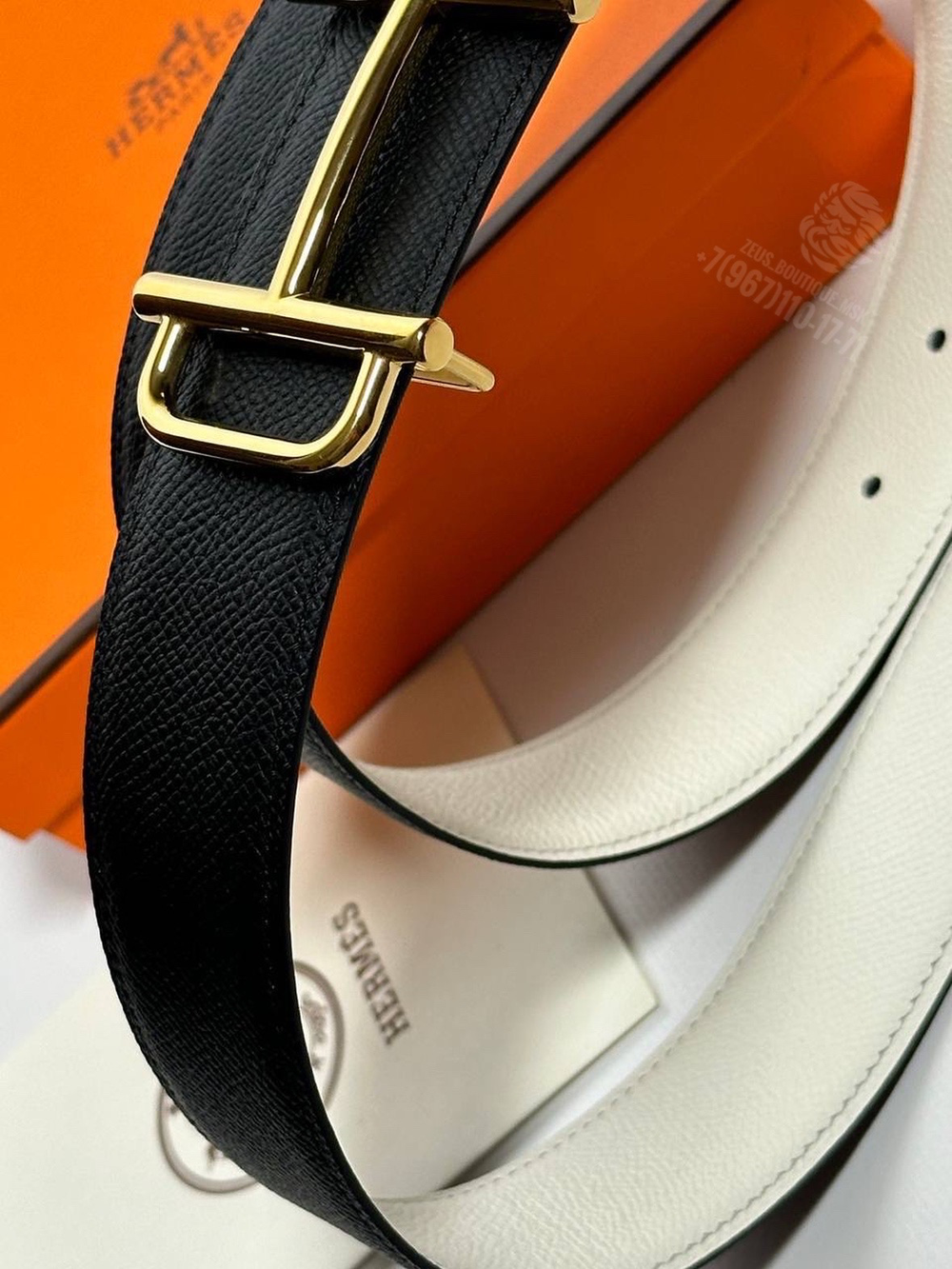 Двухсторонний ремень Hermes