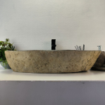 Раковина из речного камня RS-63532 (75*43*17) 0125