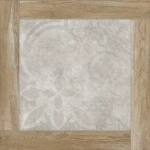 Керамогранит Alma Ceramica GFU04RIC74R Ricci 60x60 бежевый / коричневый / серый сахарный под дерево / бетон / цемент c узорами