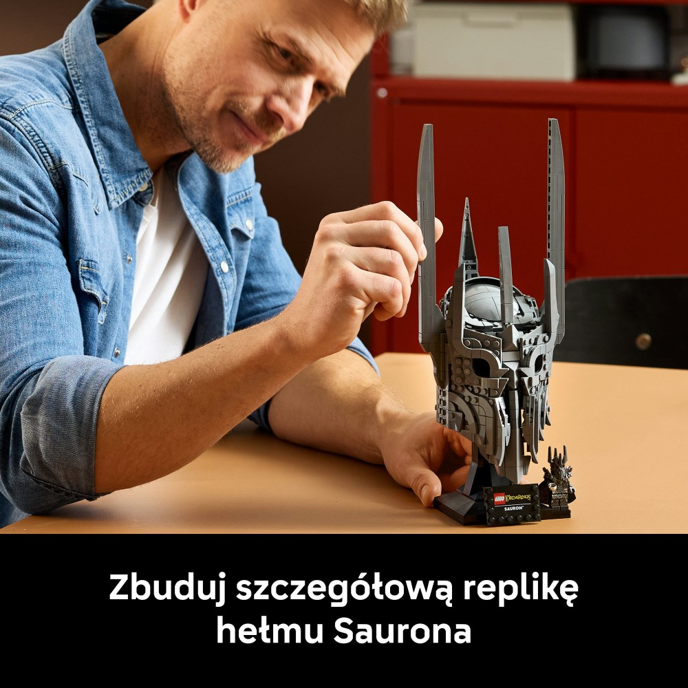 Конструктор LEGO Icons 11373 Властелин колец: Шлем Саурона — фото 10
