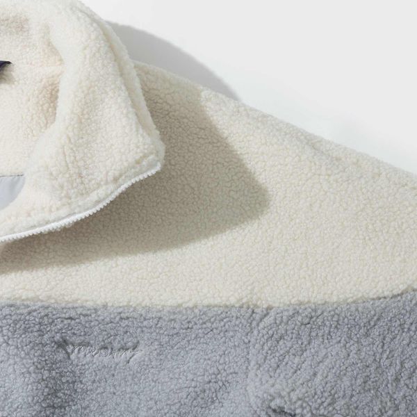 Куртка Furry HTF Big Logo Пыльно-Синяя - фото 5