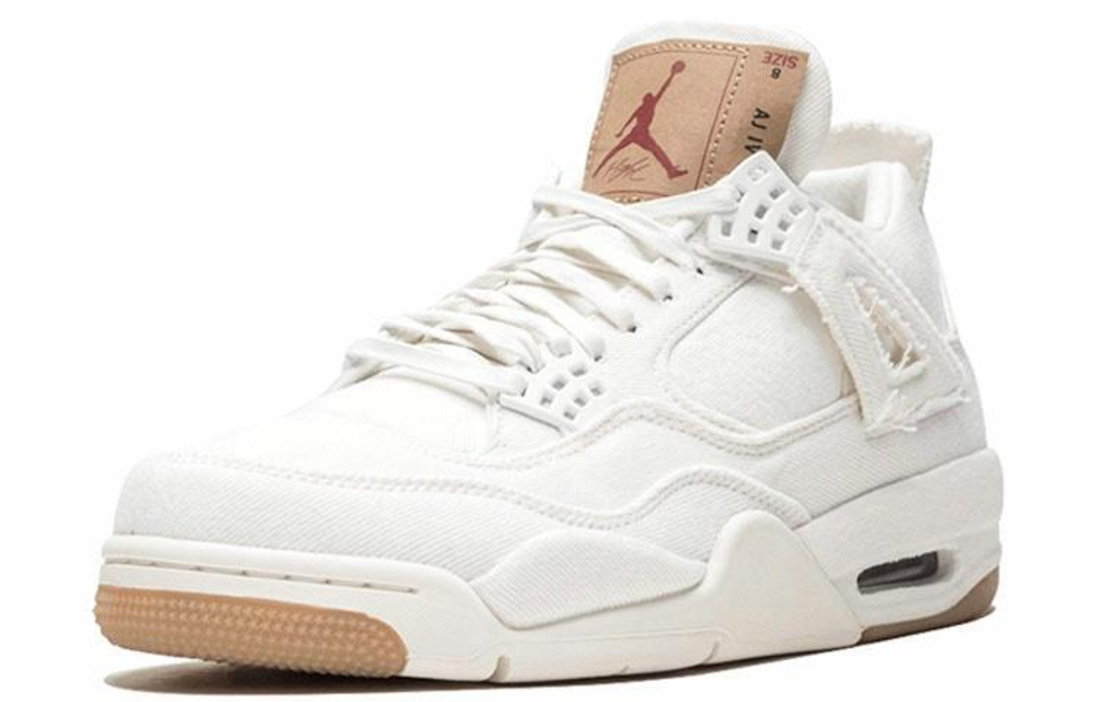 Кроссовки Jordan Air Jordan 4 Levis White (Levis Tag)