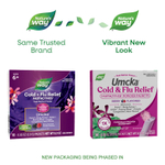 Nature's Way, Umcka®, Relief Fastactives®, простуда и грипп, пакетики с порошком, для детей от 6 лет, с ягодным вкусом, 10 пакетиков по 0,9 г (0,03 унции)