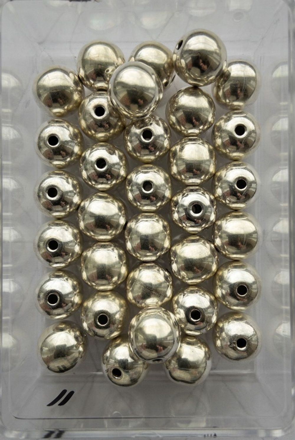 Бусина Шар гладкий 11 мм