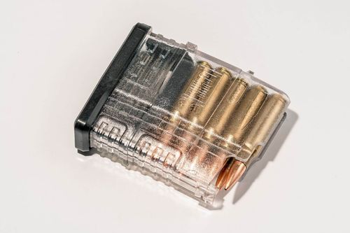 Магазин PufGun для Сайга-308, .308 Win, 10 патронов, прозрачный