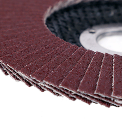 Круг MESSER шлифовальный лепестковый торцевой плоский (электрокорунд) А60(П) 125х22