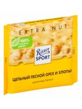 Шоколад белый Ritter Sport Цельный орех и Хлопья 100 г x 2 шт