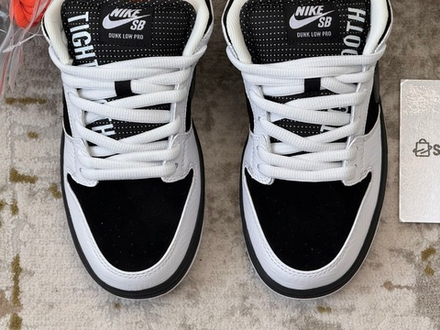 Nike Sb Dunk Low Black White X Tightbooth