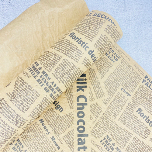 Бумага Крафт "Люкс" Газета