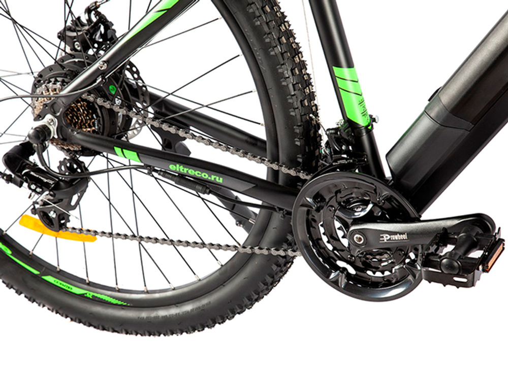 Электровелосипед Eltreco Ultra Max (Черно-синий)