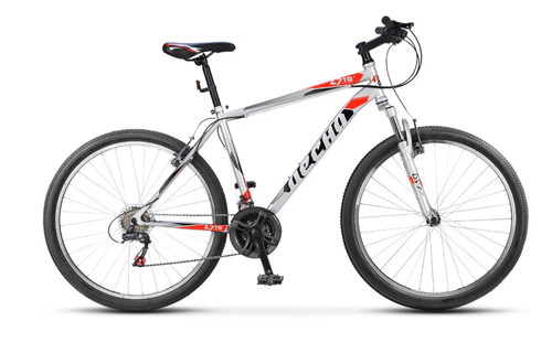 Велосипед двухколесный 27,5" Десна-2710 V 21" Серебристый/красный F010