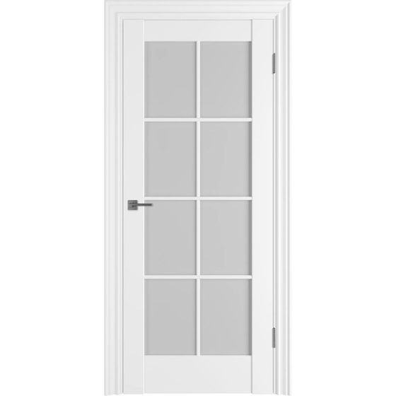 Купить Межкомнатная дверь ПЭТ Witon 01R White остеклённая