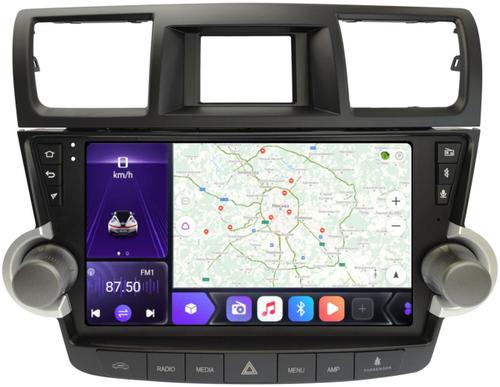 Магнитола для Toyota Highlander 2 2007-2013 XU40 - Kuberg SF-1431-2 Android 10, SIM-слот (кнопки + крутилки)