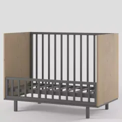 Детская кроватка на маятнике Incanto Cambridge Графит/дуб