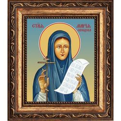 Мария Парижская (Скобцова) мученица. Икона на холсте.