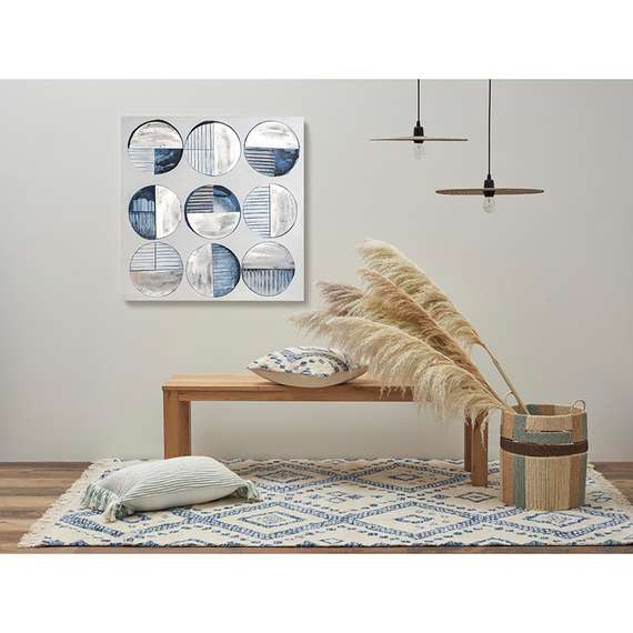 Светильник подвесной vinger, D42х8 см, бежевый