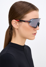 Спортивные очки с диоптриями 100% Slendale / Gloss Carbon Fiber / HiPER Crimson Silver Mirror