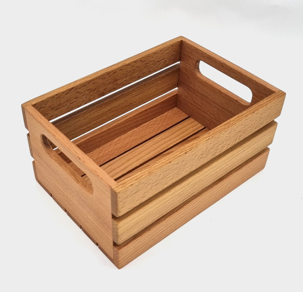 Ящик для кондиментов бук; H=11,L=21.5,B=15см