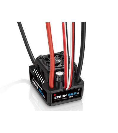 Бесколлекторный регулятор Hobbywing EZRUN MAX10 G2-140A (140A-880A, 1/10) влагозащищённый