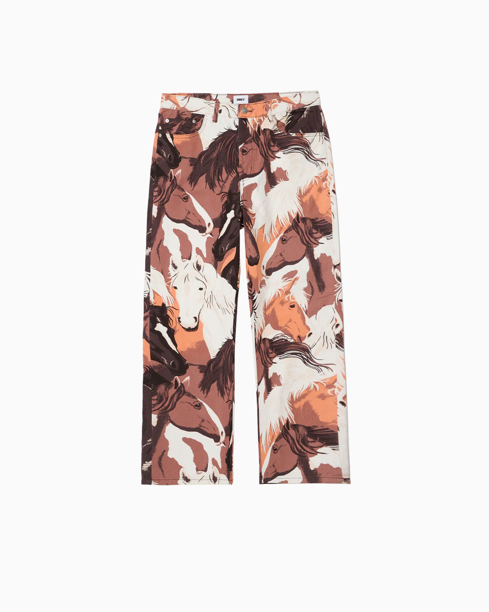 Джинсы Obey Classic Baggy Printed Denim