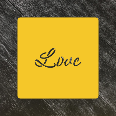 Трафарет любовь №69 Love