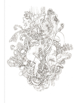 Encyclopedia of Strange Diseases. Coloring book