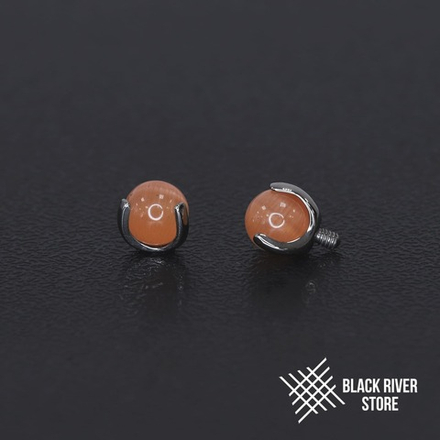 Ball 3-Prongs 4мм SJ 584 Cat's Eye