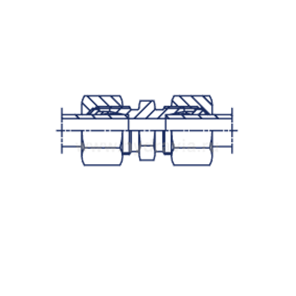 Соединение P DS12 20х1.5 (в сборе, нерж.)