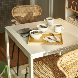 IKEA FANTASTISK  (ИКЕА ФАНТАСТИСК)  -  Салфетки, белые, 24x24 см