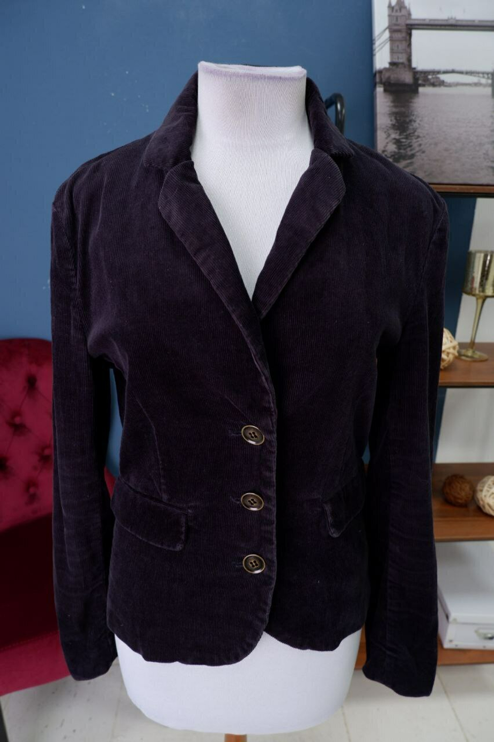 Пиджак H&M вельветовый 46 размер