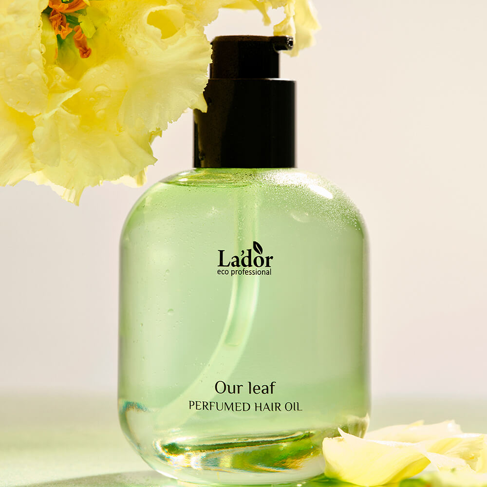 Lador Perfumed Hair Oil Our Leaf увлажняющее масло для волос с ароматом зелёной розы