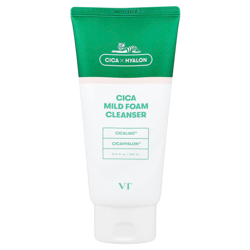 VT Cosmetics, Cica мягкая очищающая пенка, 300 мл (10,14 жидк. унц.)