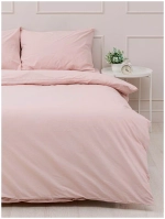 YERRNA КБП Розовый Под 150*200/нав 50*70 Перкаль